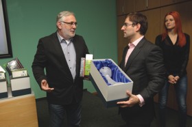 Ocenění městyse Křtiny. Foto: Radoslav Bernat.