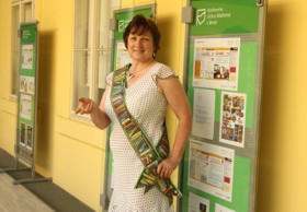 Ředitelka Knihovny Jiřího Mahena v Brně Libuše Nivnická. Foto: Radoslav Bernat.