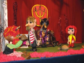 Loutkové divadlo v Tisé. Foto: archiv obce Tisá.