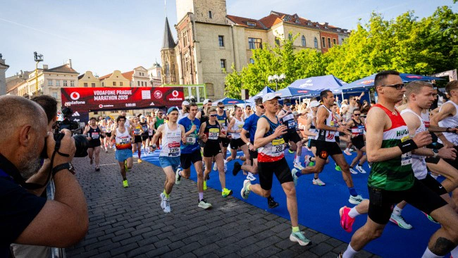 Praha přivítala policejní maratonce