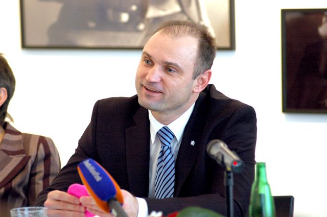 Setkání s novináři  - Meeting with journalists  - 8.1.2009 (1)