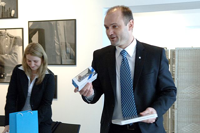 Setkání s novináři  - Meeting with journalists  - 8.1.2009 (5)