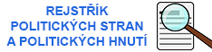 Rejstřík politických stran a politických hnutí - banner
